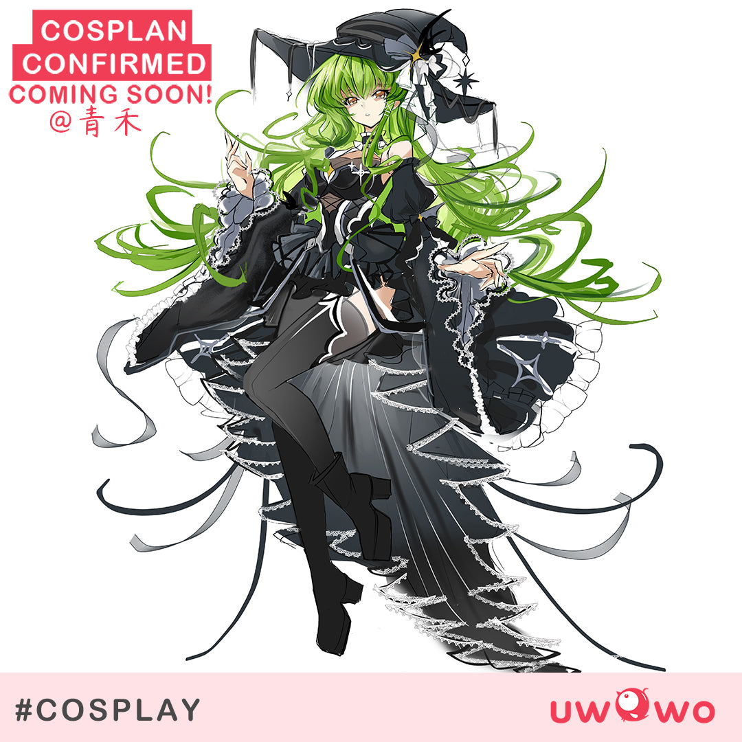 【Last Batch】INSTOCK Uwowo Code Geass: C.C. CC Black Witch Fanart Cosplay Costume