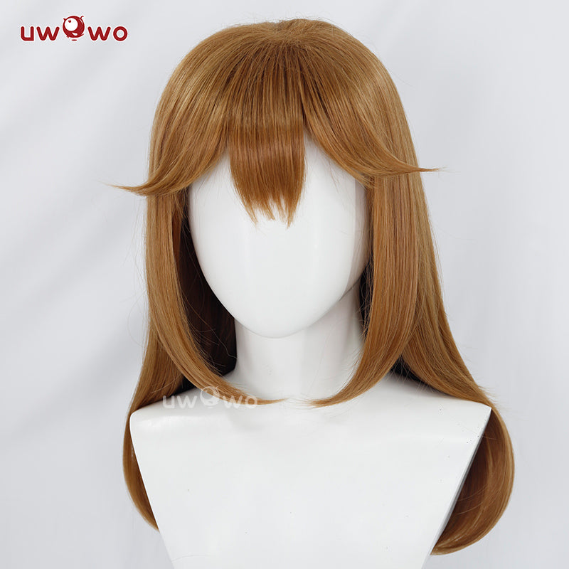 【Clearance】Uwowo Game Fox Cosplay Wig Long Brown Hair With Ears