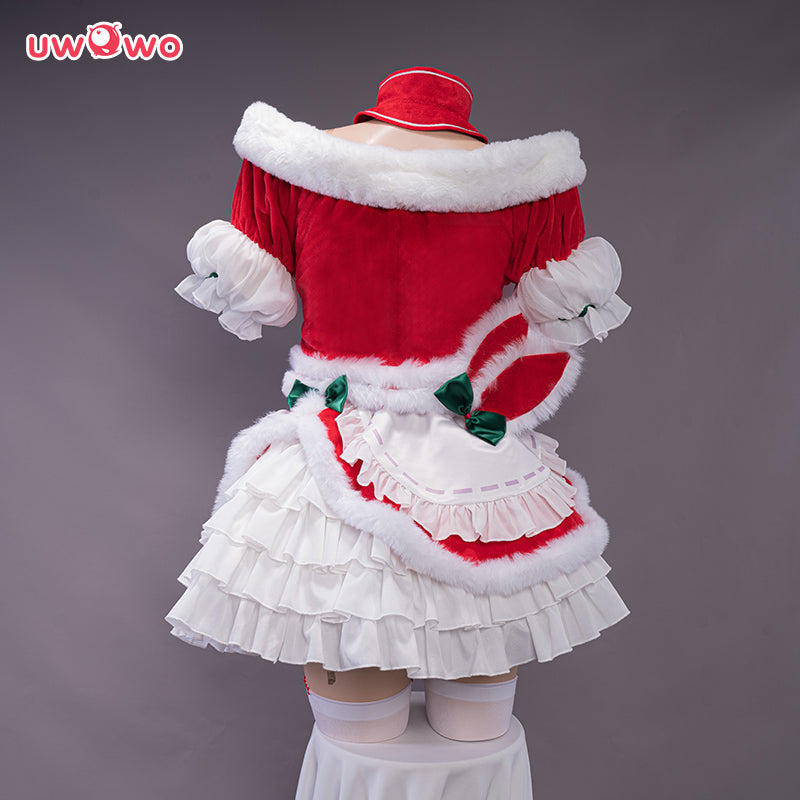 【In Stock】Uwowo Game Re: Zero Lost in Memories Ram Christmas Ver. Cosplay Costume