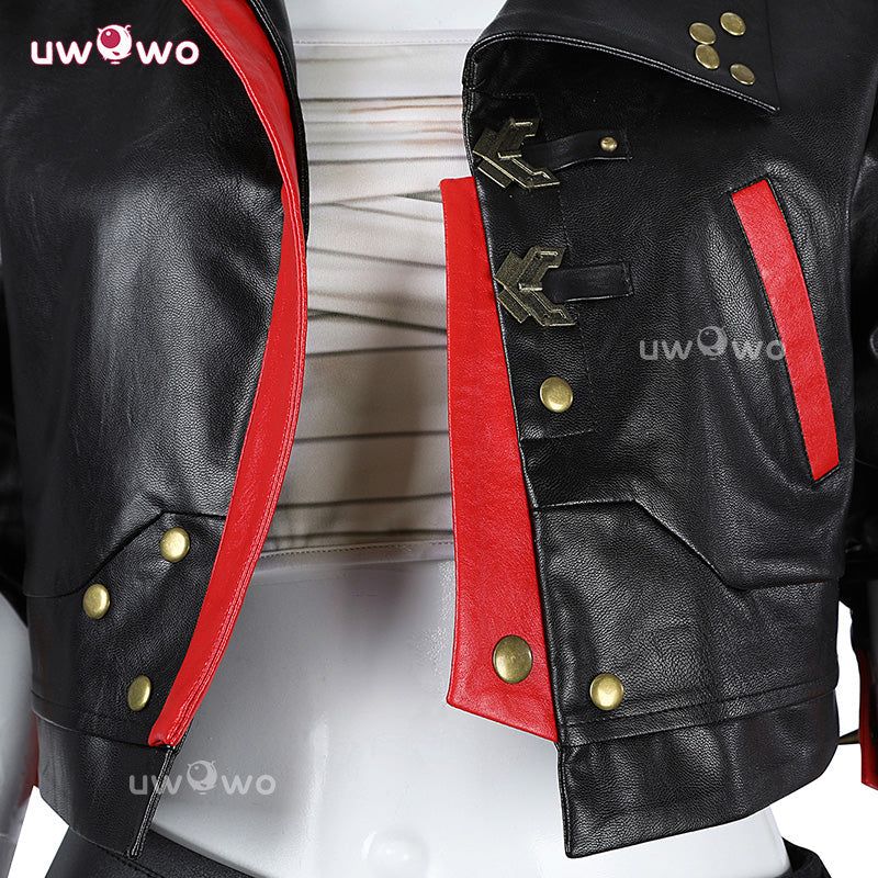 【Clearance】Uwowo Collab Series: LOL Arcane Season 2  Brawler Vi Pitfighter Black Jacket Suit Cosplay Costume