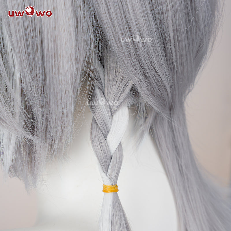【Pre-sale】Uwowo Honkai: Star Rail Cifera Cosplay Wig Middle Light Gray Hair