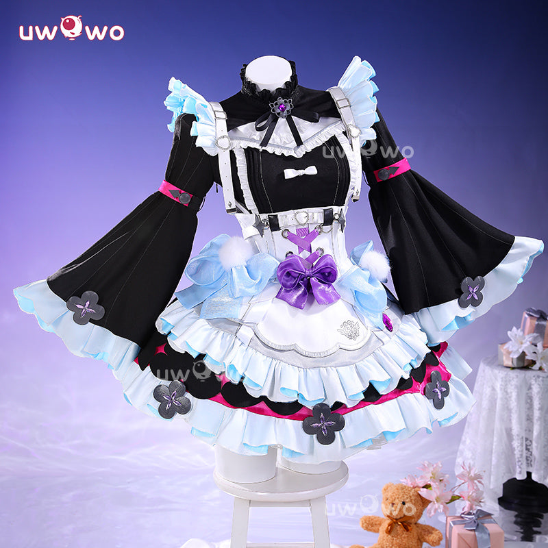 Uwowo Collab Series: Vtuber Enna Alouette Maid Cosplay Costumes S-3XL