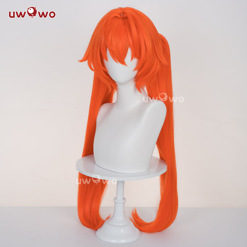 【Clearance】Uwowo Game Zenless Zone Zero Orphie Cosplay Wig Long Orange Hair