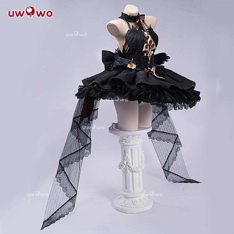JUL PRESALE Uwowo Genshin Impact Sandrone Ballet Fanart Black Swan Cosplay Costume