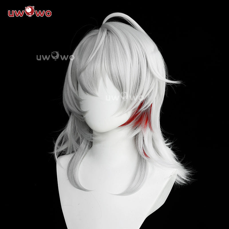 【Pre-sale】Uwowo Game Wuthering Waves WuWa Zani Cosplay Wig Middle Silver Hair