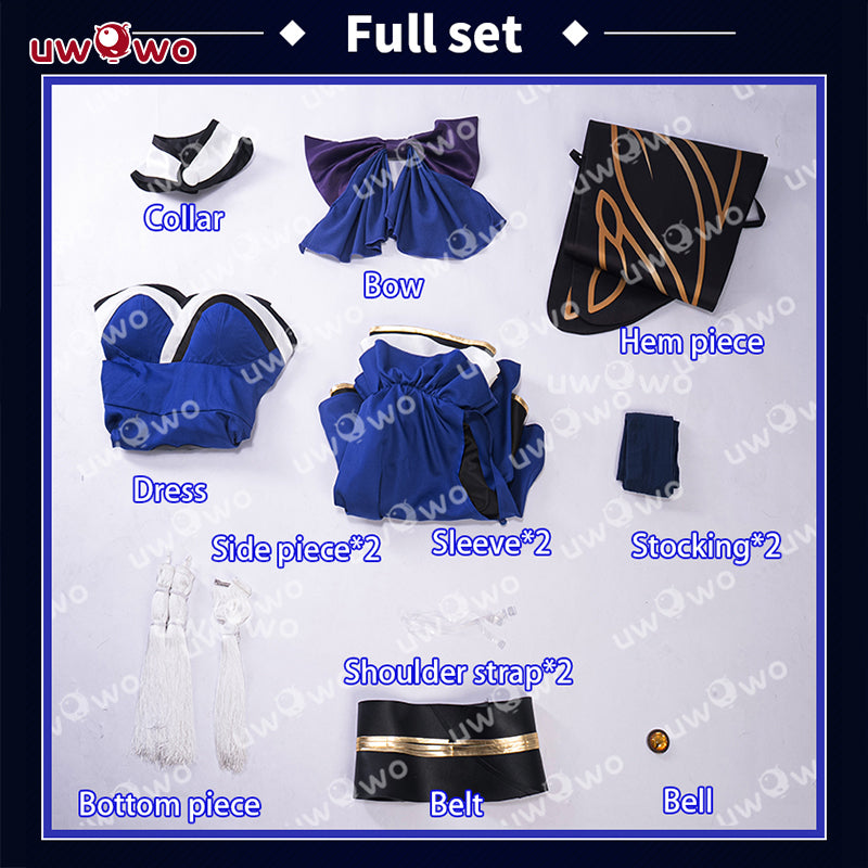S-3XL  Uwowo Game Fate/Grand Order FGO Tamamo no Mae Stage 1 Cosplay Costume