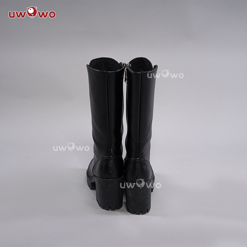 Uwowo V singer Rin Rascal Collab Witch Gothic Cosplay Shoes