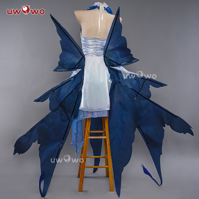 【Clearance Sale】[Last batch]【In Stock】Uwowo V Singer Dreamland Butterfly Dress Cosplay Costume