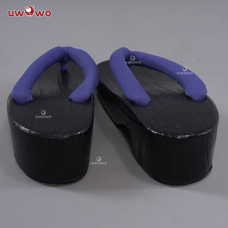 【Clearance】Uwowo Game Azur Lane IJN Musashi Kimono Fox Cosplay Shoes Musashi Clogs