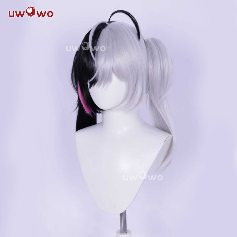 Uwowo Game NTE Neverness to Everness Lacrimosa Cosplay Wig Long Black And Silver Color