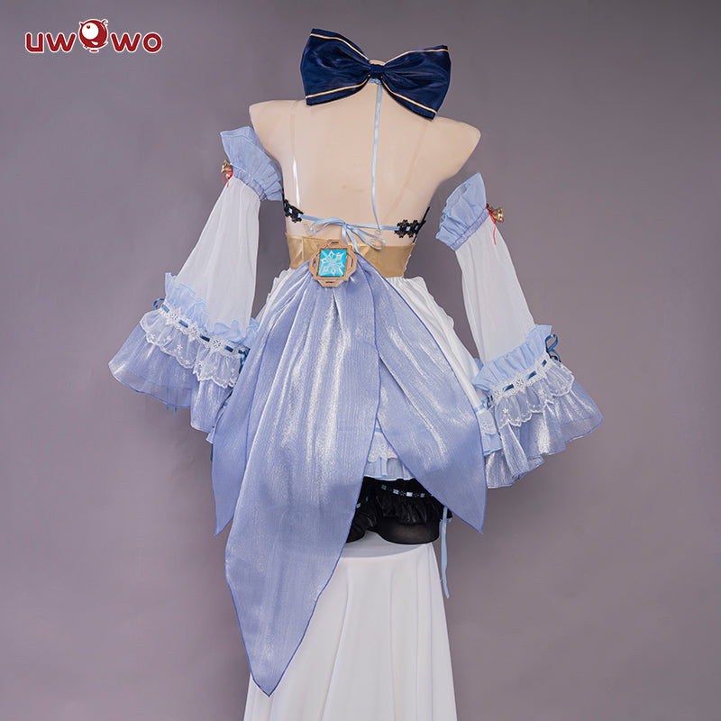 Exclusive Uwowo Game Genshin Impact Fanart Ganyu Maid Ver Cosplay Costume