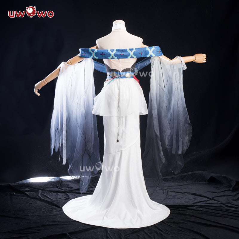 【Clearance Sale】[Last Batch] INSTOCK Uwowo Genshin Impact Fanart Shenhe 'Frostbound Divinity' Cosplay Costume