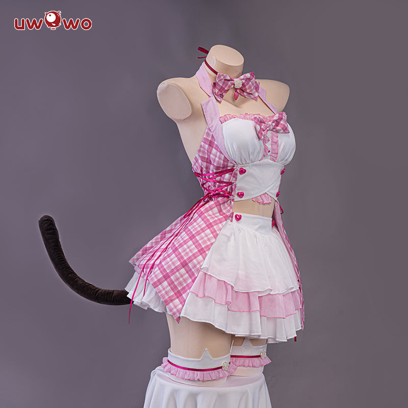 【In Stock】Uwowo Game Nekopara Live Catgirls Chocola Idol Stage Performance Cosplay Costume