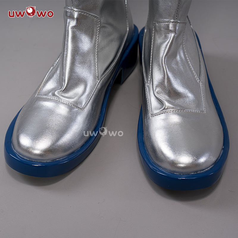 【Clearance】Uwowo V singer  Snow Girl Cosplay Shoes Boots