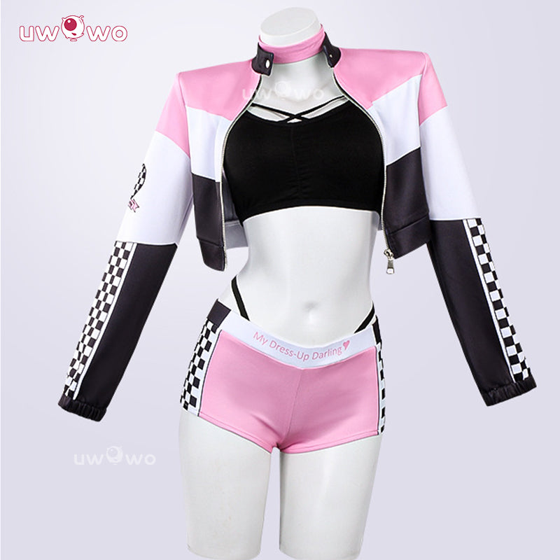 Uwowo Collab Series: Anime Marin Kitagawa Pink Race Queen Cosplay Costume S-2XL