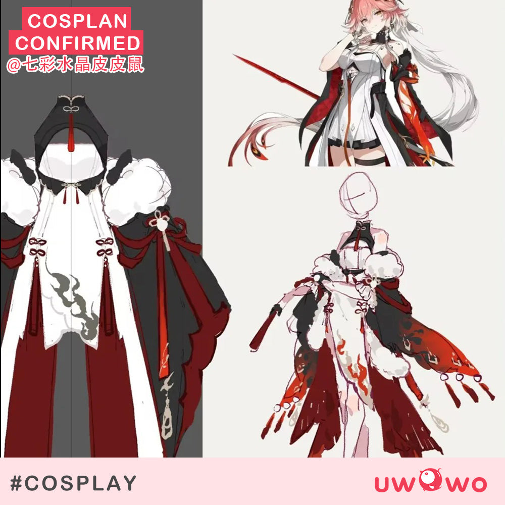 INSTOCK S-3XL Uwowo Game Wuthering Waves Changli Chinese Style Fanart Cosplay Costume