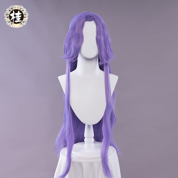 【Clearance】Uwowo Game  Withered Rose Cosplay Wig 80cm Pink purple Hair