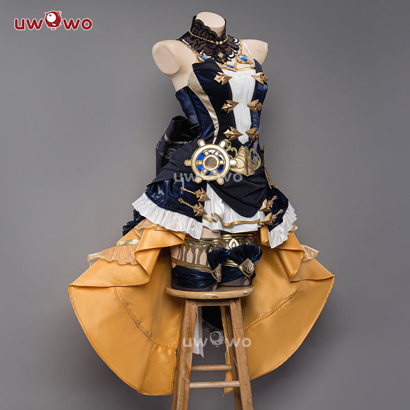INSTOCK S-3XL Uwowo Genshin Impact Navia Fontaine Rococo Style Dress Cospaly Costume