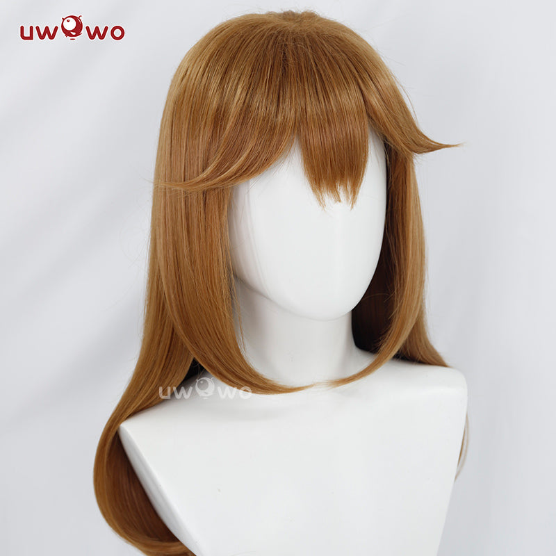 【Clearance】Uwowo Game Fox Cosplay Wig Long Brown Hair With Ears