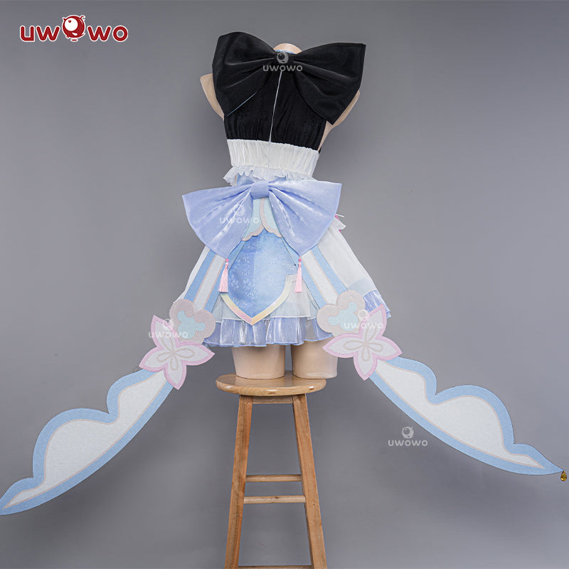 [Last Batch]【In Stock】Uwowo Genshin Impact Fanart Ganyu Little Witch Halloween Cosplay Costume