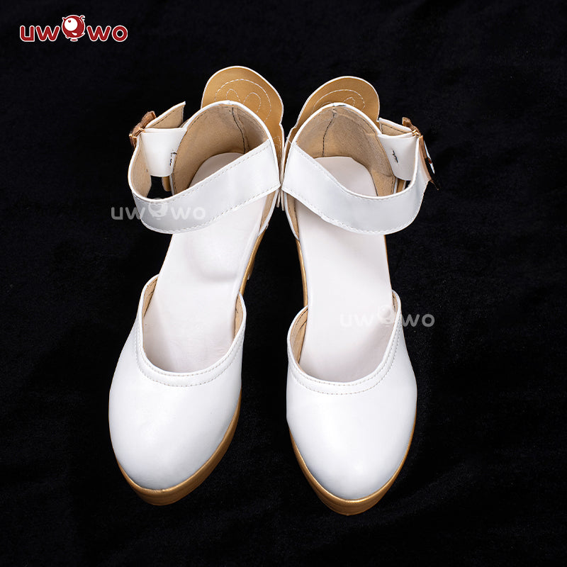 Uwowo Commander White Mercy Skin Cosplay Shoes