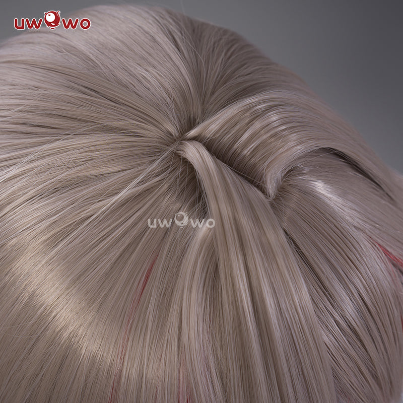Uwowo Genshin Impact Fanart Eula Alter Pyro Cosplay Wig Middle Brown Hair