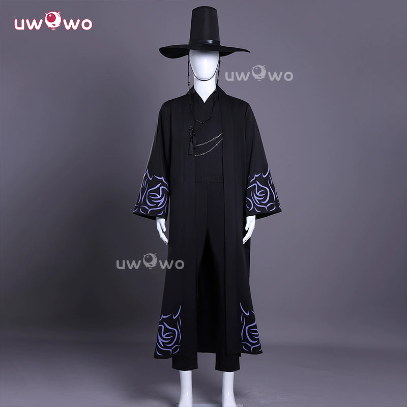 【Clearance】Uwowo Collab Series: Kpop Black Cosplay Costume XS-3XL