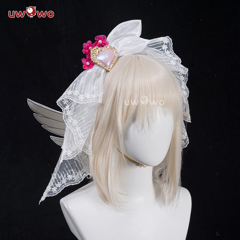 [Last Batch] INSTOCK Uwowo Game Honkai Impact 3: Elysia Fanart Seraphic Bloom Cosplay Costume S-3XL