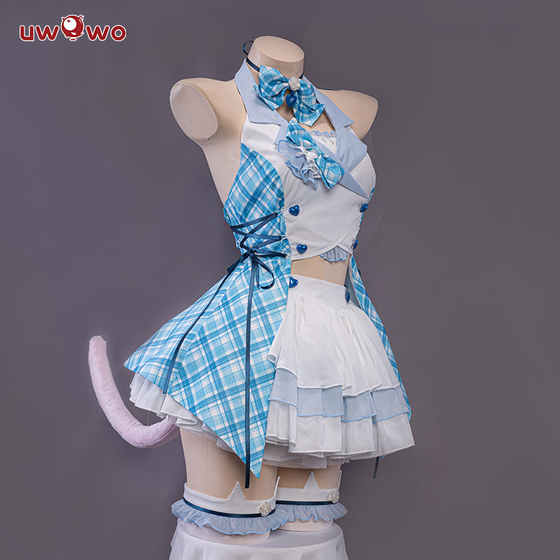 Uwowo Game Nekopara Live Catgirls Vanilla Idol Stage Performance Cosplay Costume
