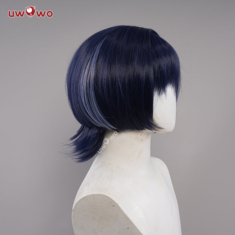 【Pre-sale】Uwowo Genshin Impact Wanderer Scaramouche Sumeru Anemo Cosplay Wig Short Hair