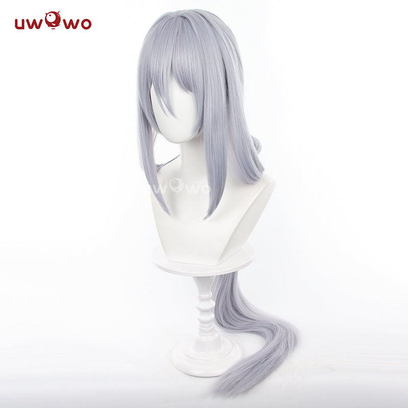 Uwowo Honkai: Star Rail Hanya Cosplay Wig Long Silver Hair