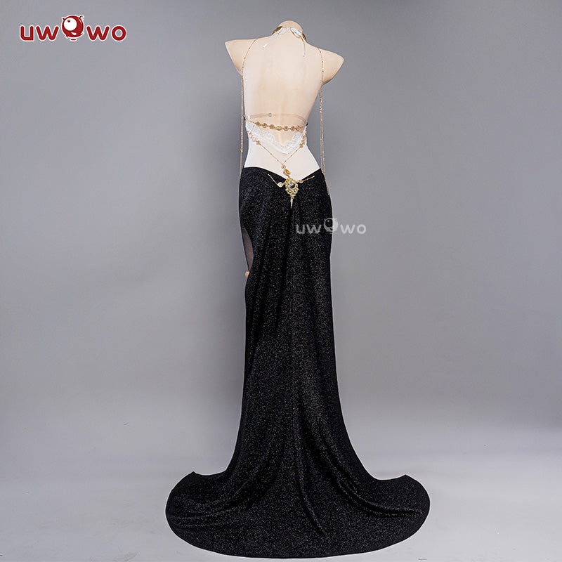 INSTOCK Uwowo Game Azur Lane Costume Chen Hai Gown Evening Sexy Cosplay Chenhai Costume