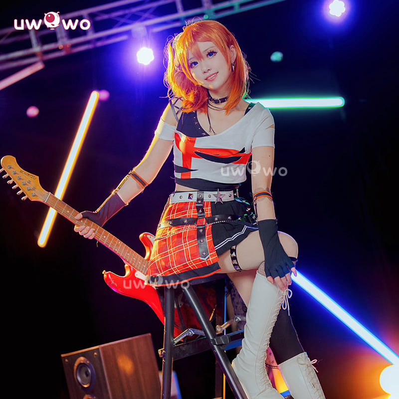 Uwowo Collab Series: Love Live! Kosaka Honoka Idolized Rock ver. Cosplay Costume