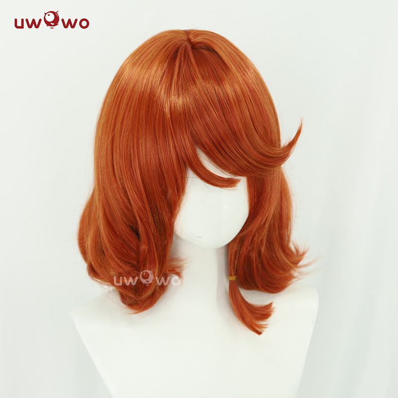 Uwowo Game Witch Bunny Champion Cosplay Wig Middle Orange Hair