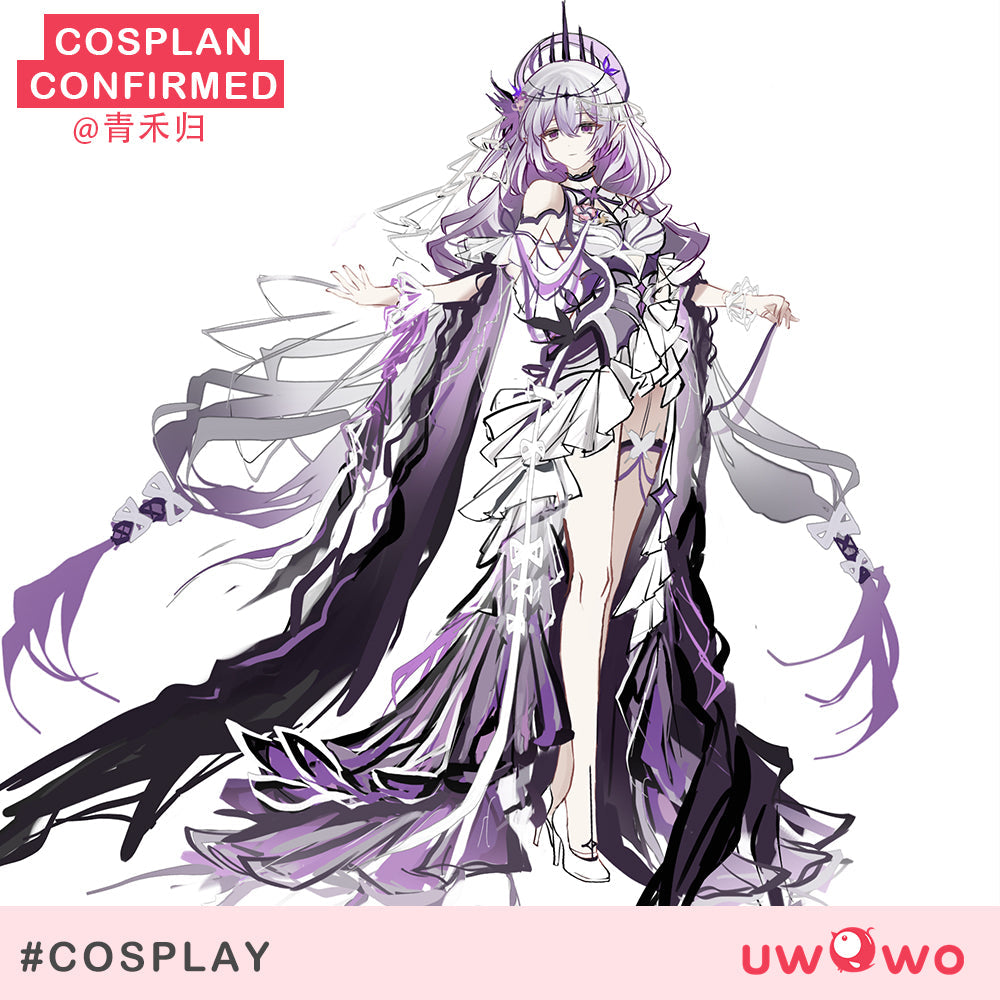 S-3XL INSTOCK Uwowo Game Honkai Star Rail Fanart Castorice Ethereal Gown Cosplay Costume