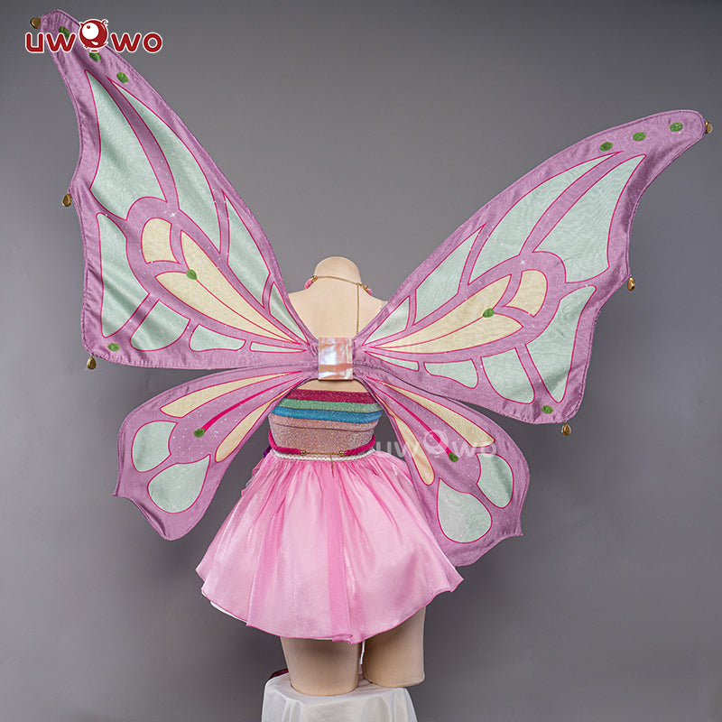 INSTOCK S-3XL Uwowo Flora Cosplay Princess Wings Cosplay Fairy Club Costumes