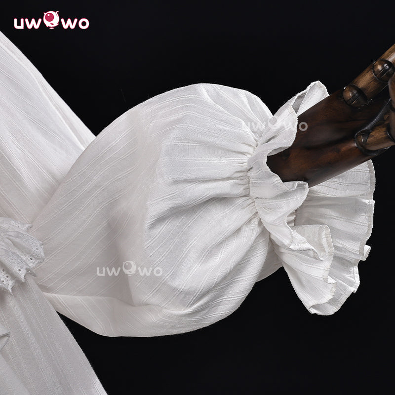 Uwowo Collab Series: Elegant Lace Ruffle Lounge Dress HomeWear Sandrone Pajama Cosplay Cosutme S-XL