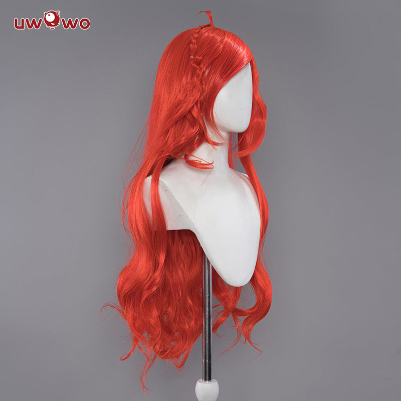 Uwowo Bloom Wig Princess Cosplay Orange Long Hair