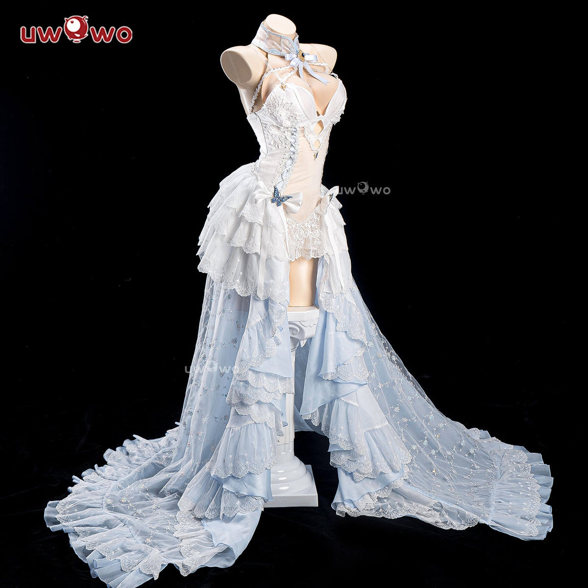 INSTOCK Uwowo Azur Lane Cheshire Oath Wedding Dress Bride Boudoir Cosplay Costume