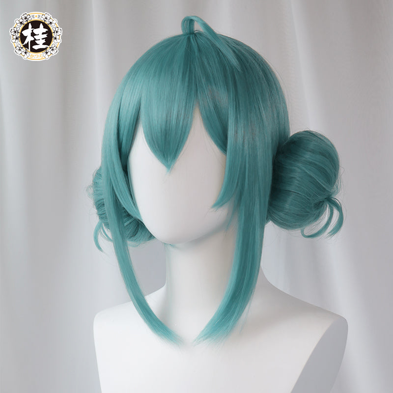 Uwowo Cosplay V Singer  Bunny Fanart. 40CM Green Cosplay Wig