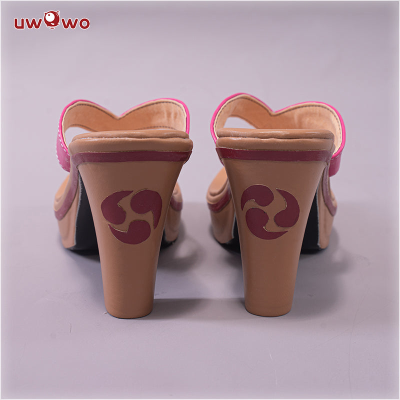 Uwowo Game Genshin Impact Inazuma Baal Raiden Shogun Cosplay Shoes