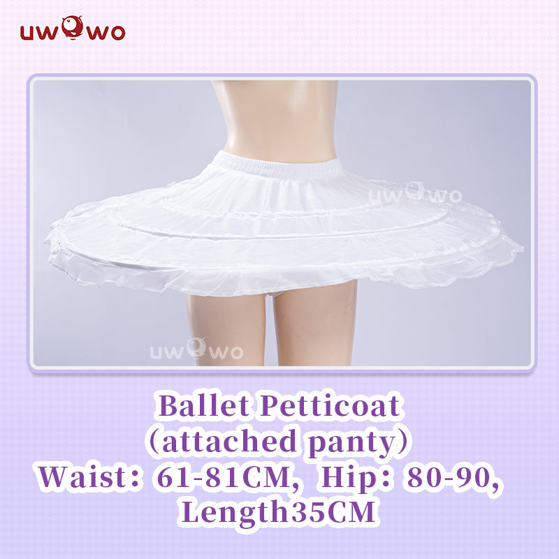 JUL PRESALE Uwowo Genshin Impact Columbina Ballet Fanart White Swan Cosplay Costume
