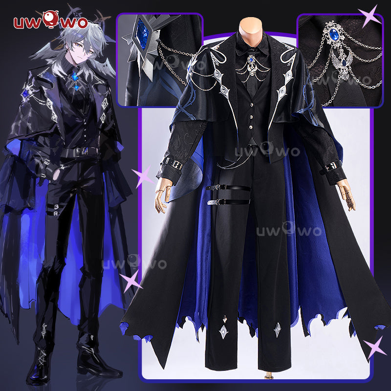 INSTOCK Uwowo Game Honkai Star Rail Sunday Black Suit Cosplay Costume