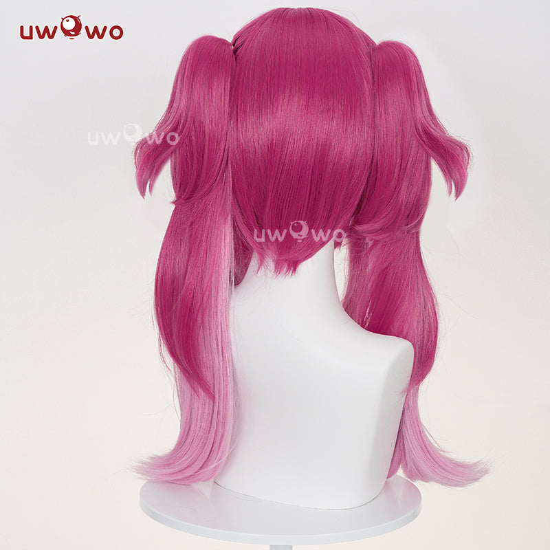 Uwowo Wuthering Waves Lupa Cosplay WIg Long Pink Hair