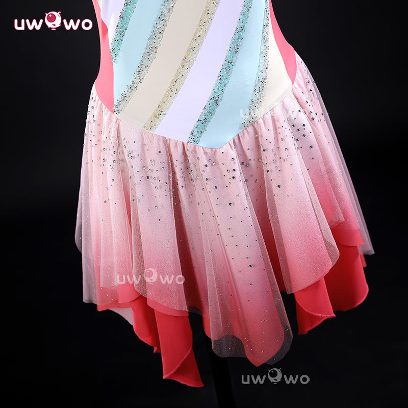 Uwowo Collab Series: Anime Medalist Inori Yuitsuka Skating Cosplay Costume
