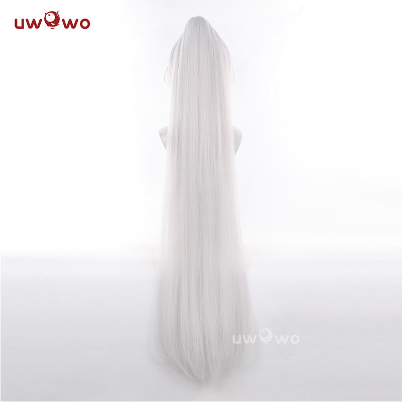 Uwowo Game Wuthering Waves WuWa Hiyuki Cosplay Long Silver Wig