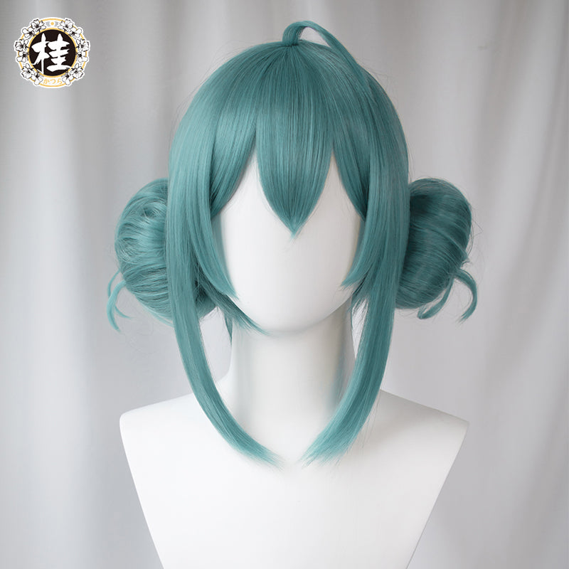 Uwowo Cosplay V Singer  Bunny Fanart. 40CM Green Cosplay Wig