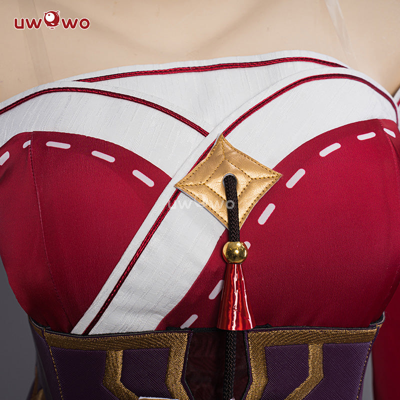 INSTOCK Uwowo Game Champion Nine Tailed Fox Wild Rift WR ASU Halloween Cosplay Costume