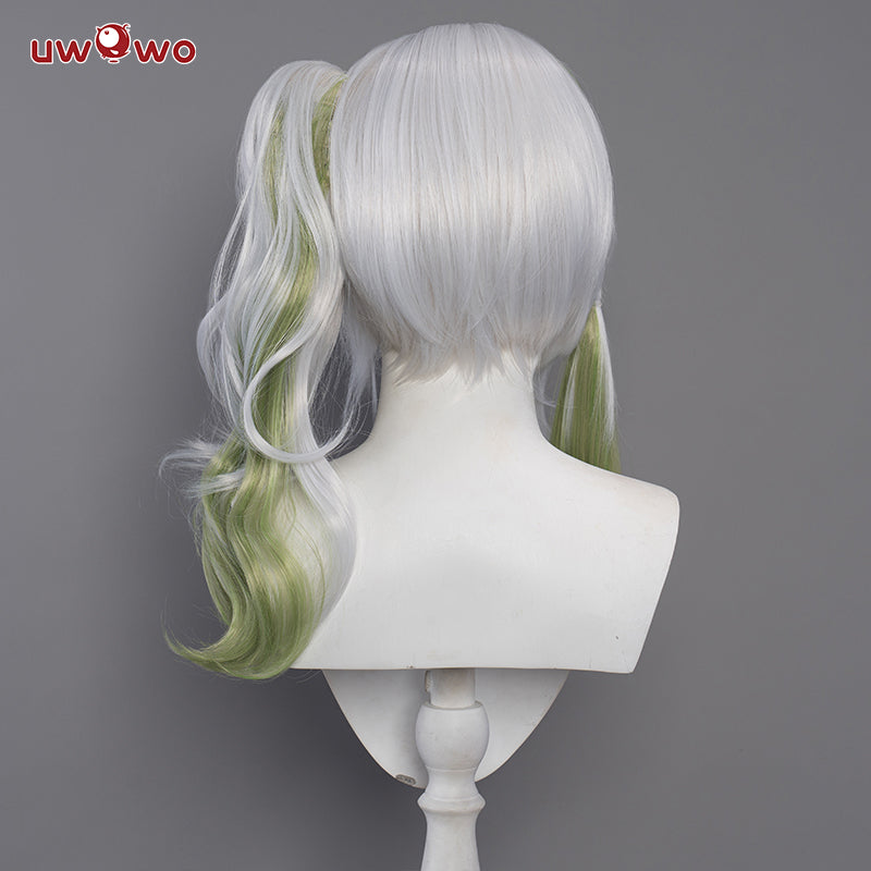 Uwowo Genshin Impact: Nahida Sumeru Dendro Archon God Loli Cosplay Wig Hahida Wig