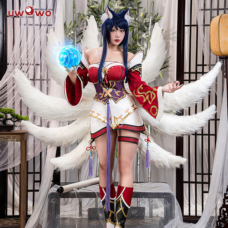 INSTOCK Uwowo Game Champion Nine Tailed Fox Wild Rift WR ASU Halloween Cosplay Costume